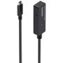 Aisens Cable USB 3.2 Gen1x1 Prolongador con Amplificador USB-C, 5m, Negro